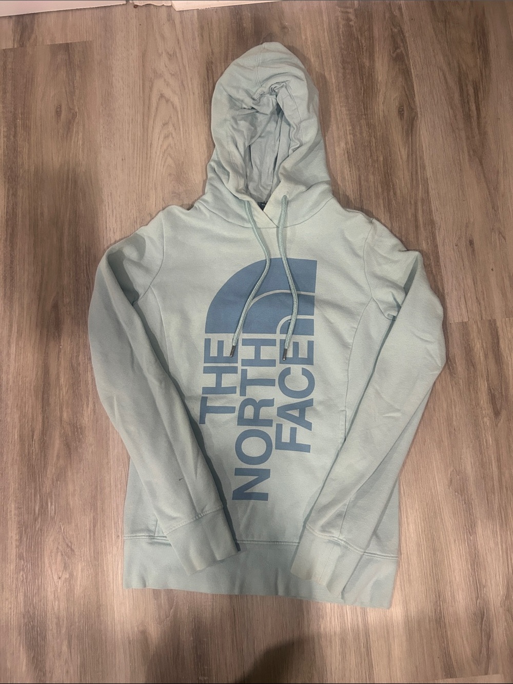 The North Face Women’s Pale Blue Logo Pullover Hoodie